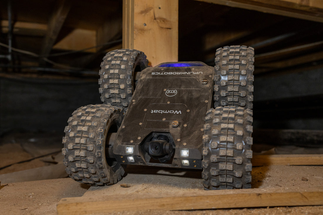 Crawlspace robot used for advanced property inspections